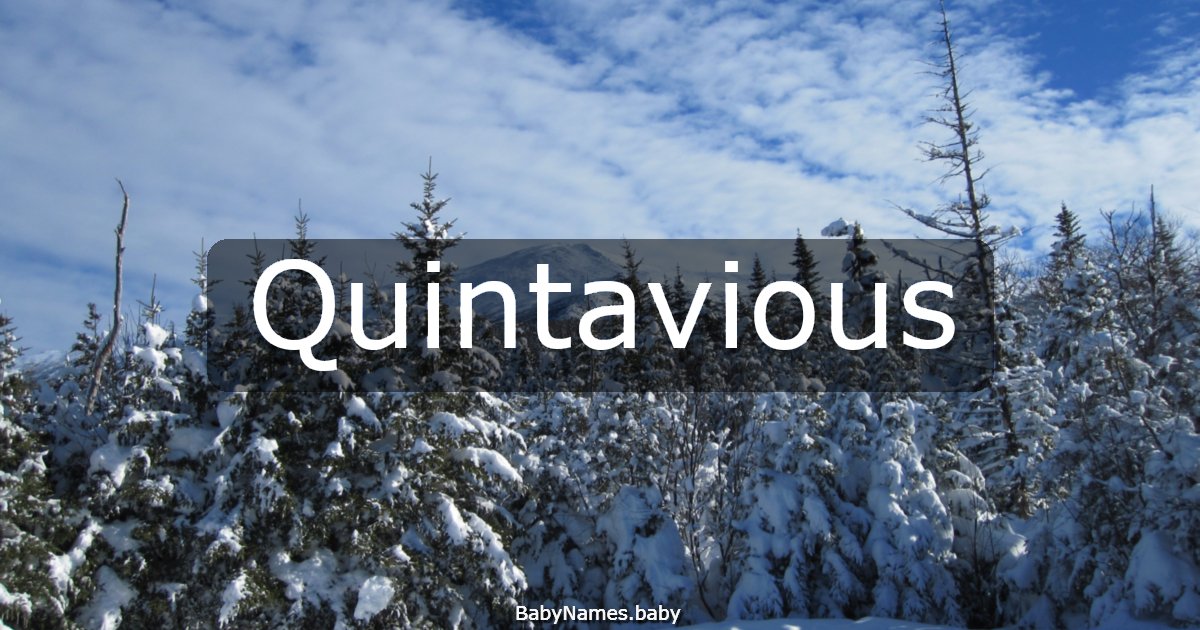 Quintavious