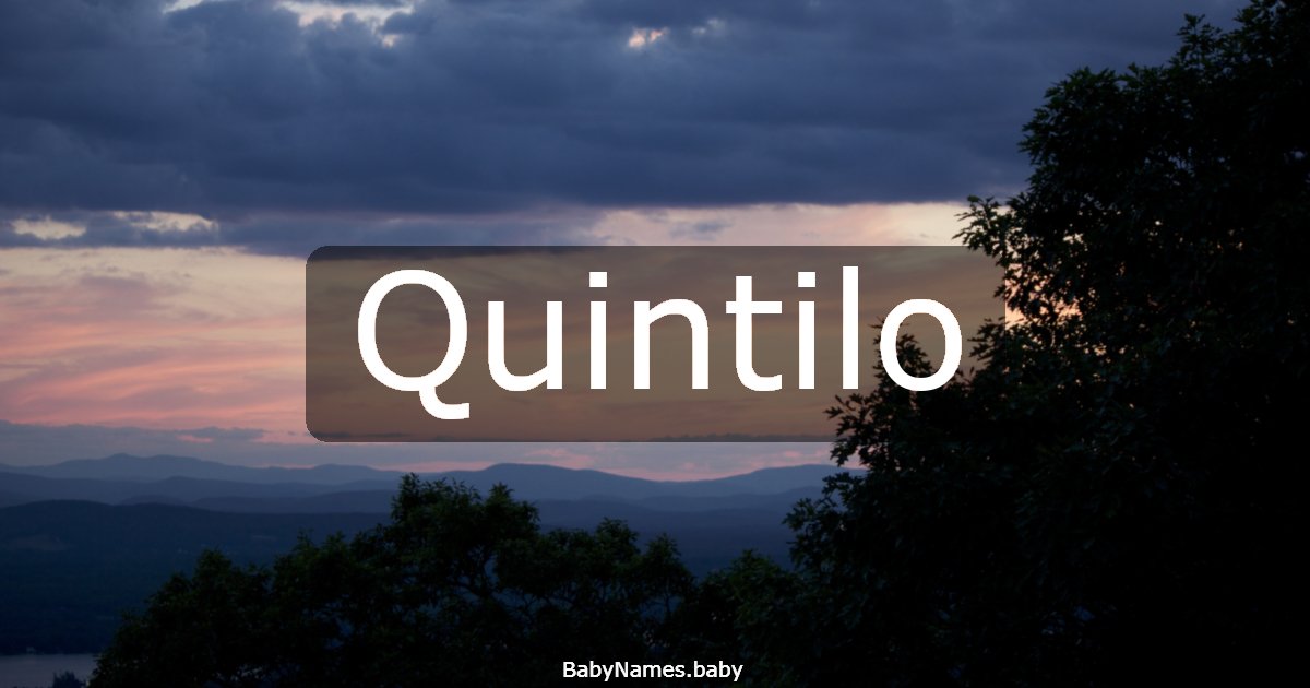 Quintilo