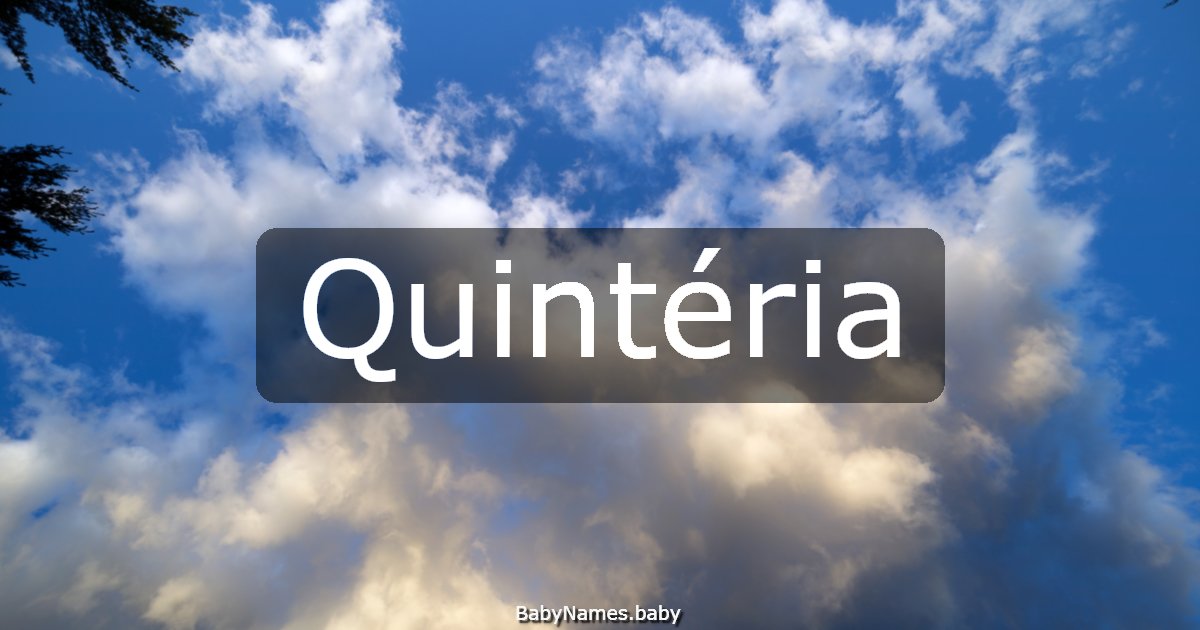 Quintéria