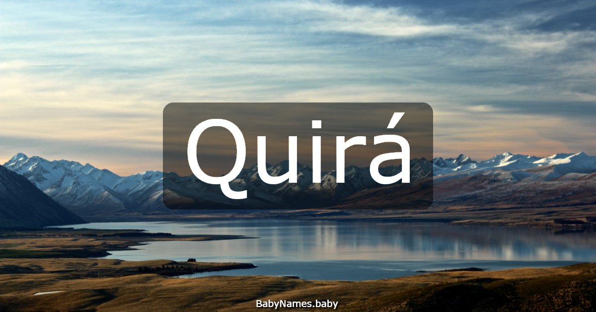 Quirá