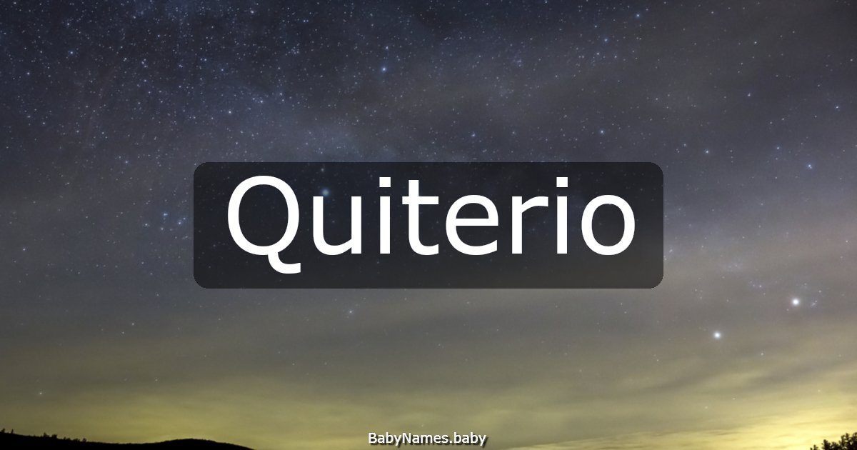Quiterio