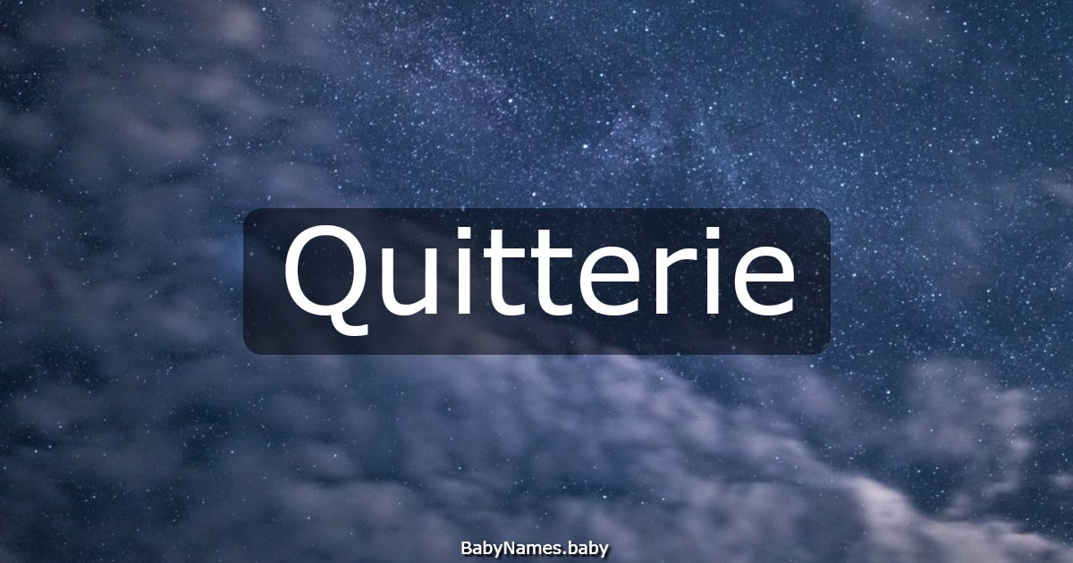 Quitterie