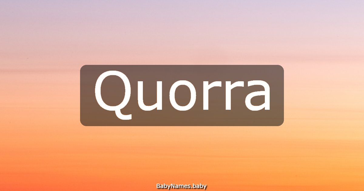 Quorra