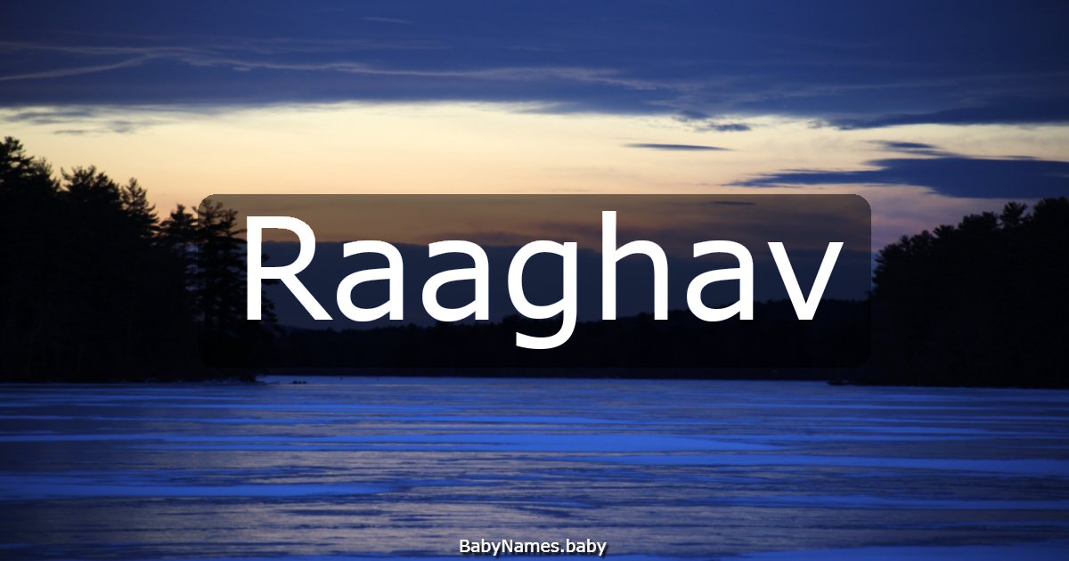 Raaghav