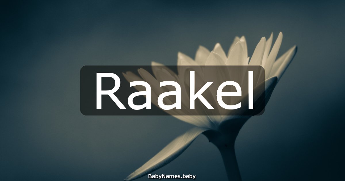 Raakel