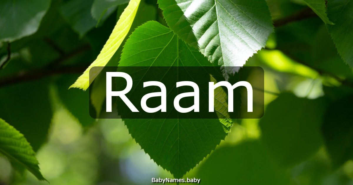 Raam
