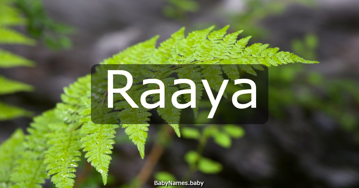 Raaya