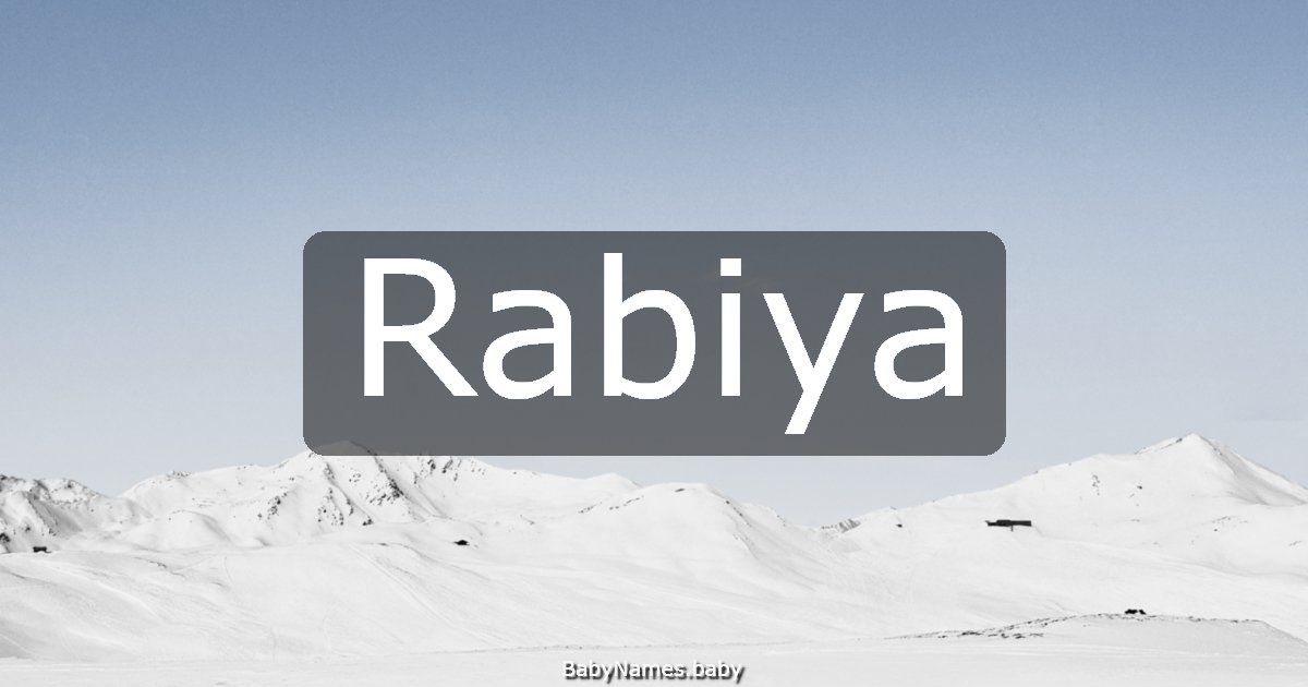 Rabiya