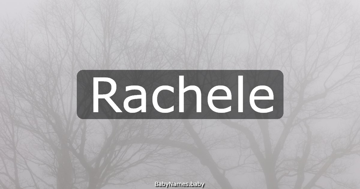 Rachele