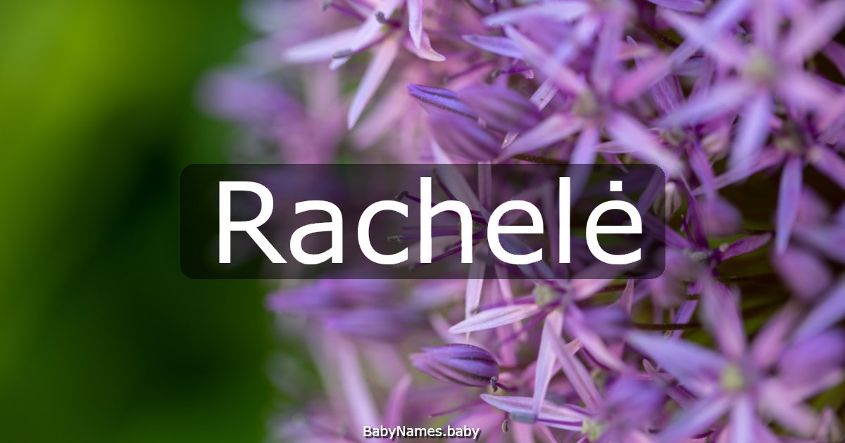 Rachelė