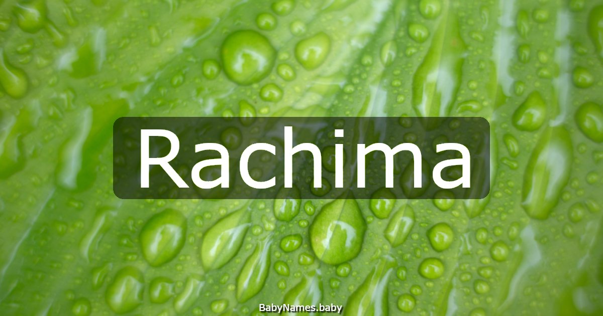 Rachima
