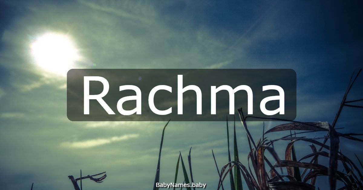 Rachma