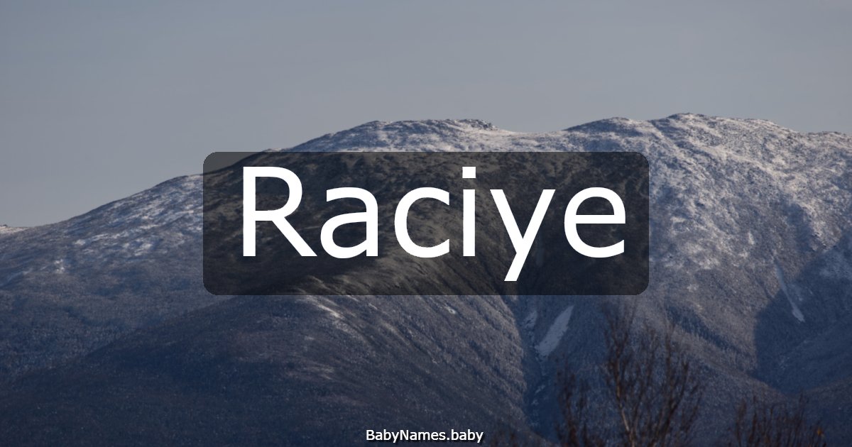Raciye