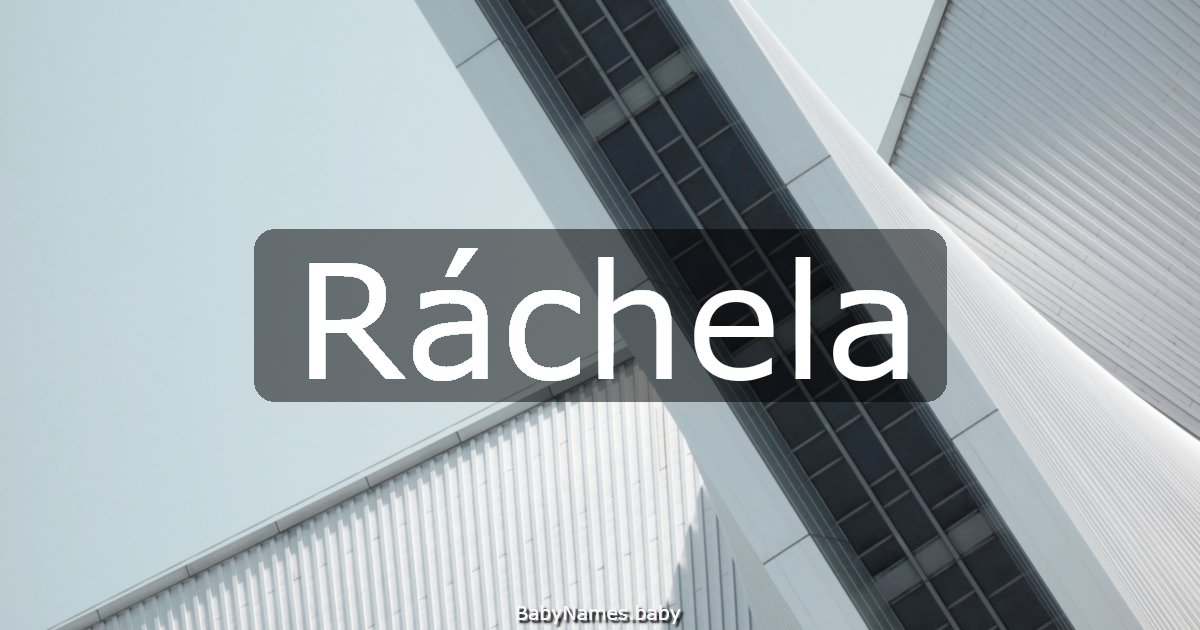 Ráchela