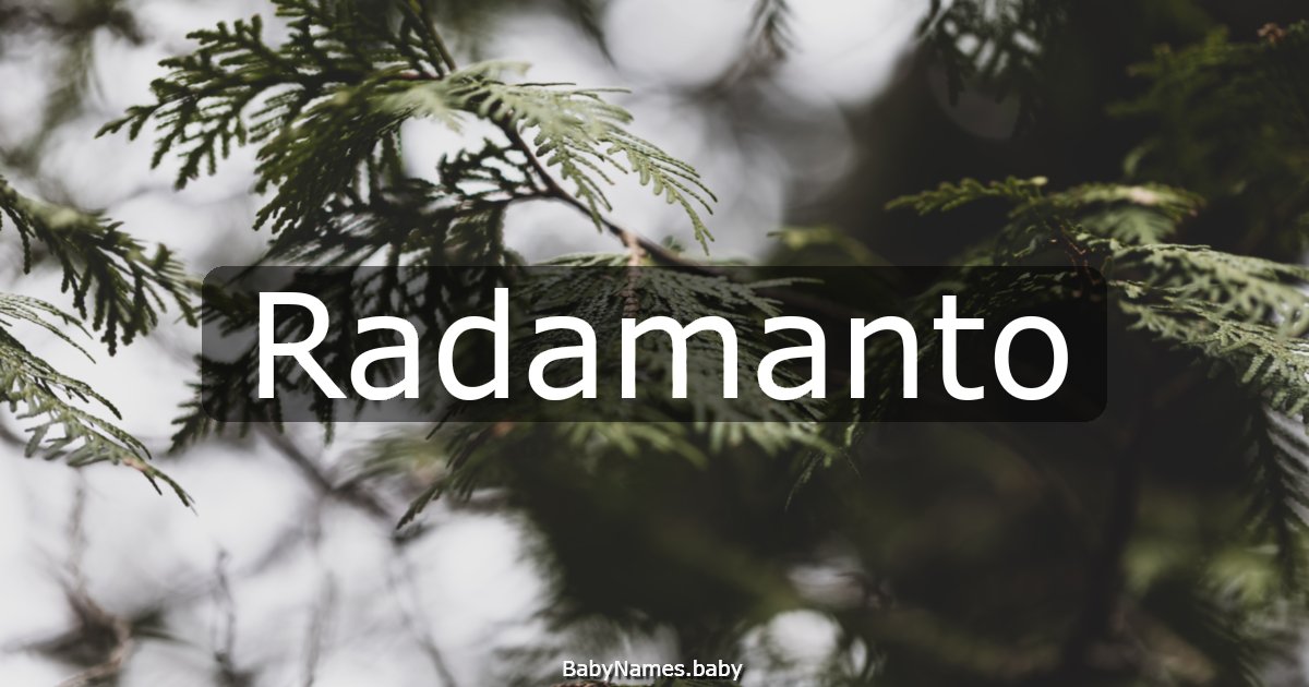 Radamanto