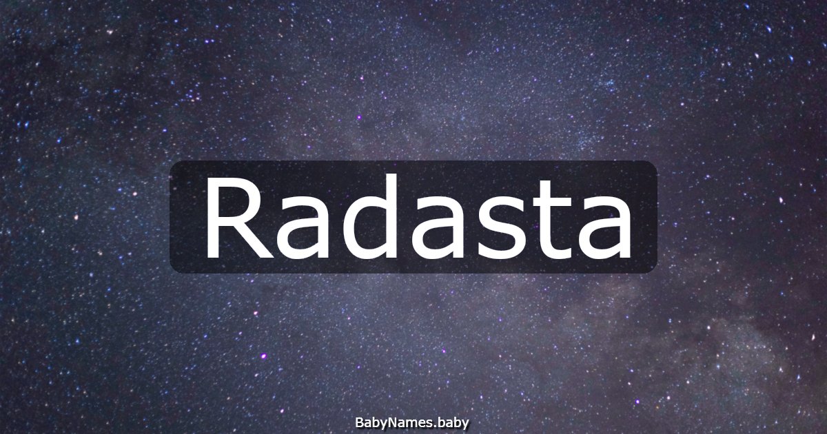 Radasta