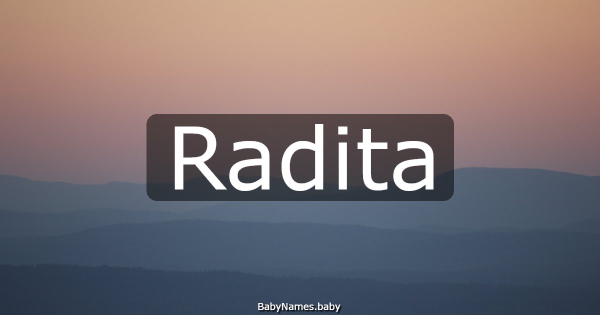 Radita