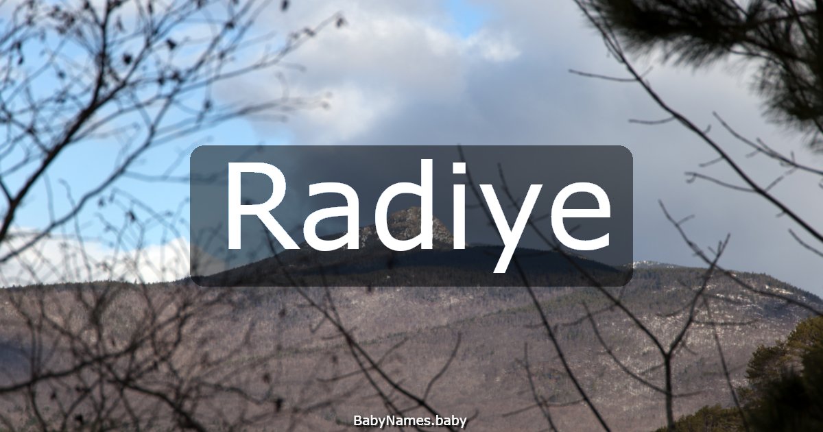Radiye