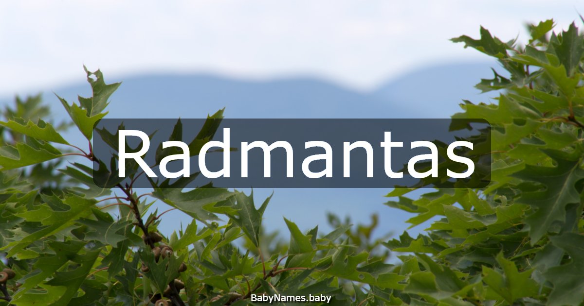 Radmantas
