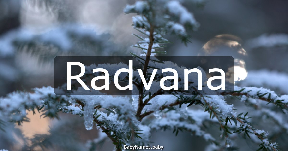 Radvana