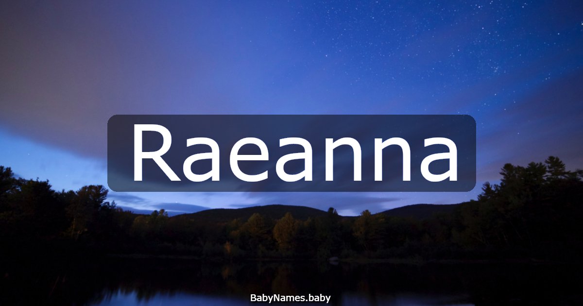 Raeanna