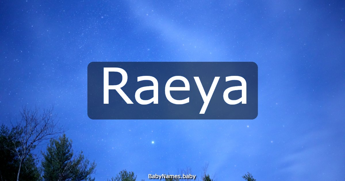 Raeya