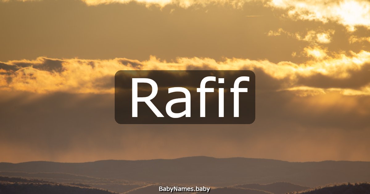 Rafif