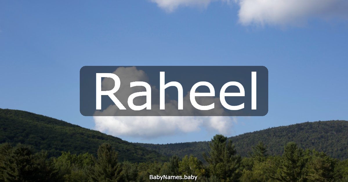 Raheel