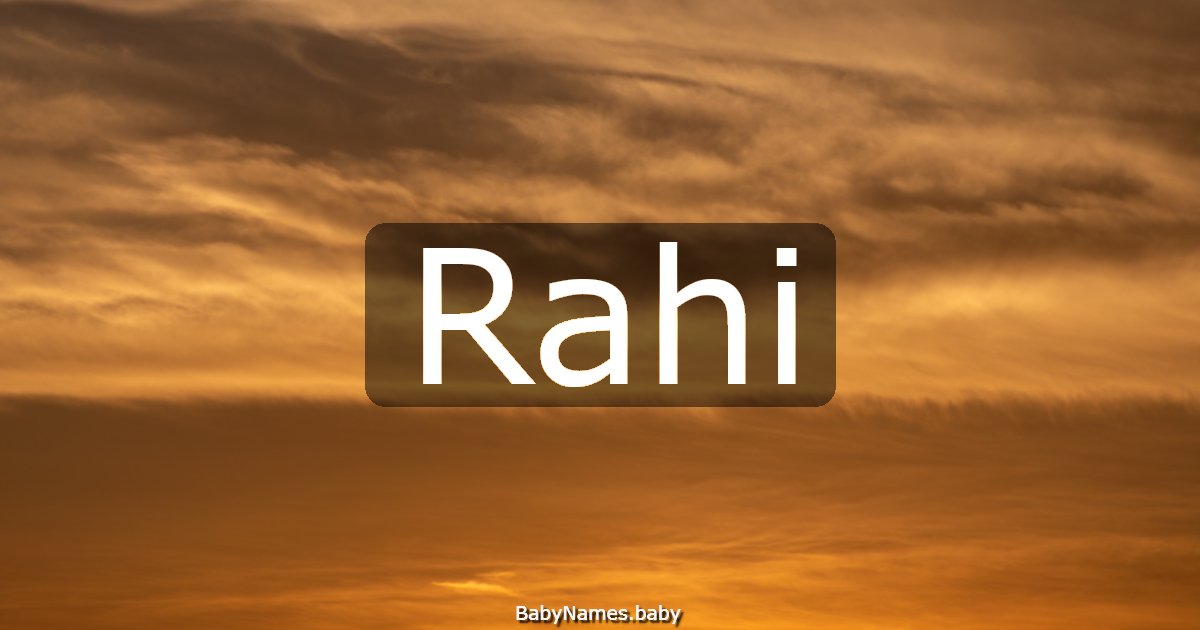 Rahi