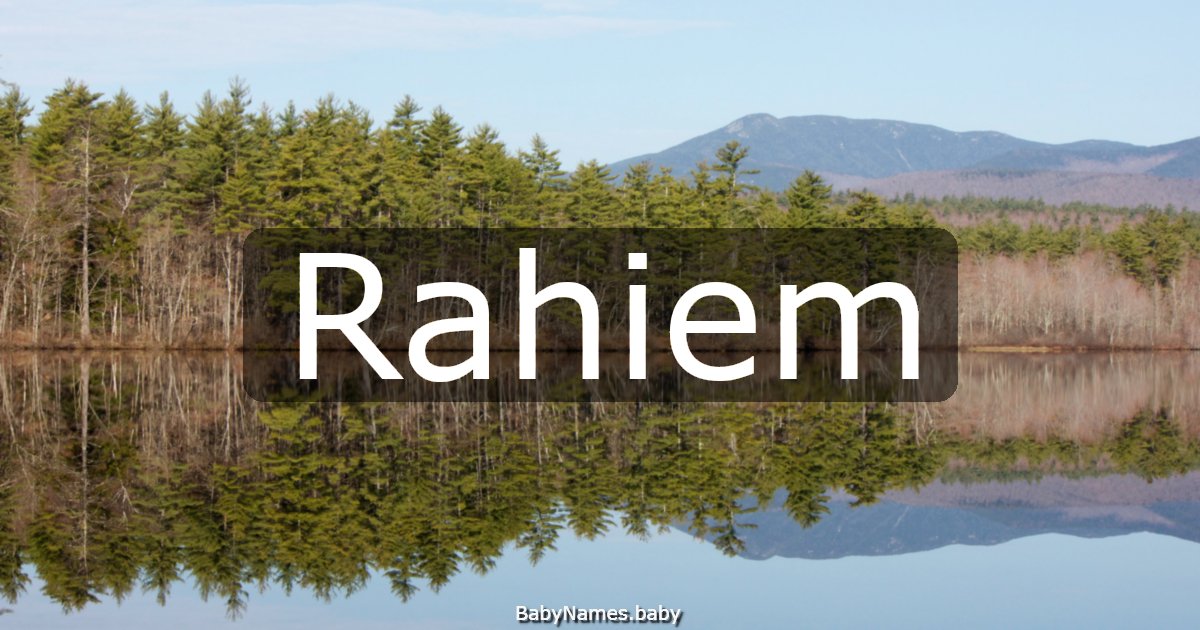 Rahiem