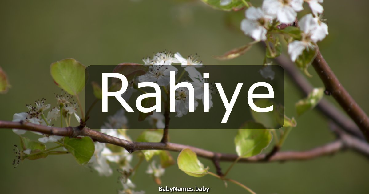 Rahiye
