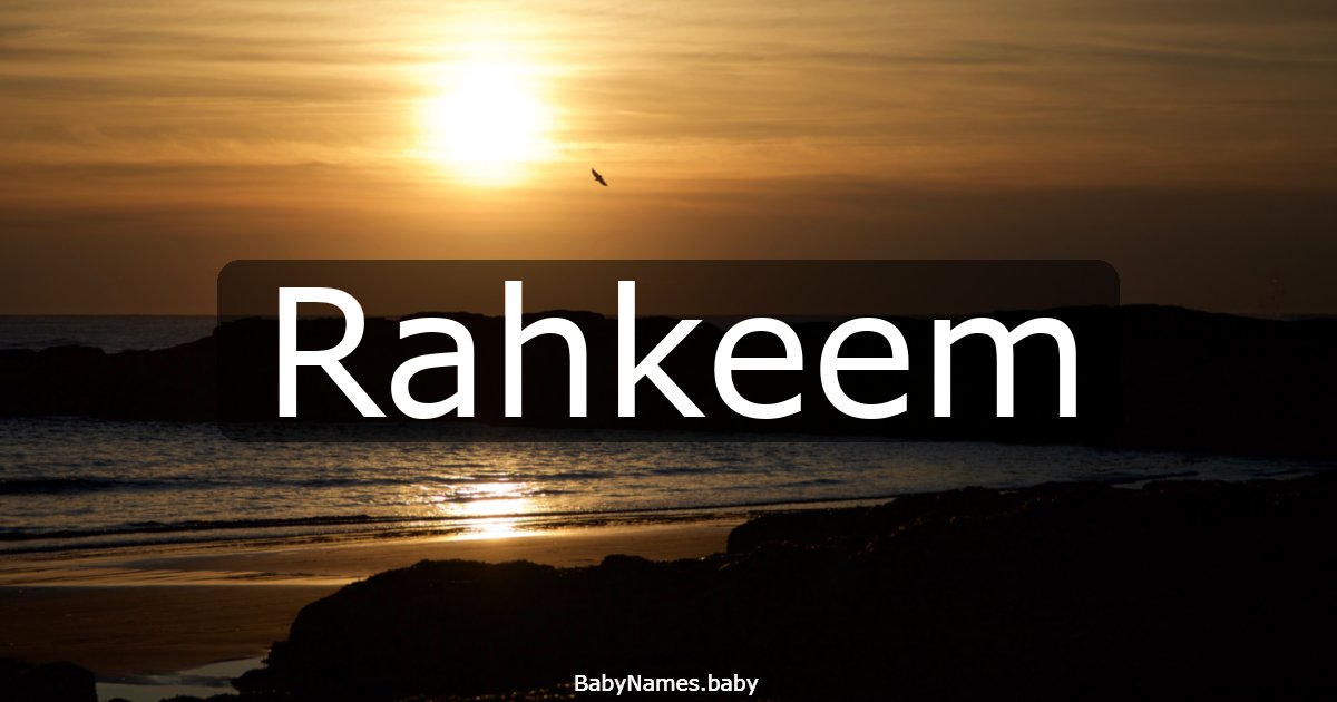 Rahkeem