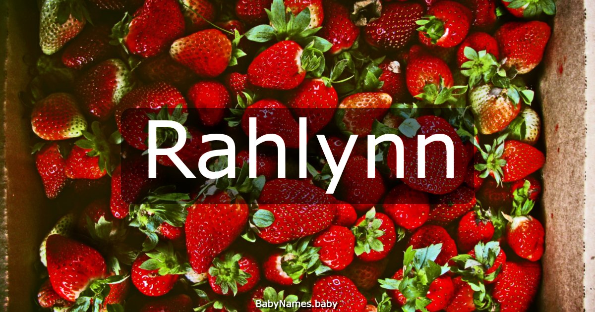 Rahlynn