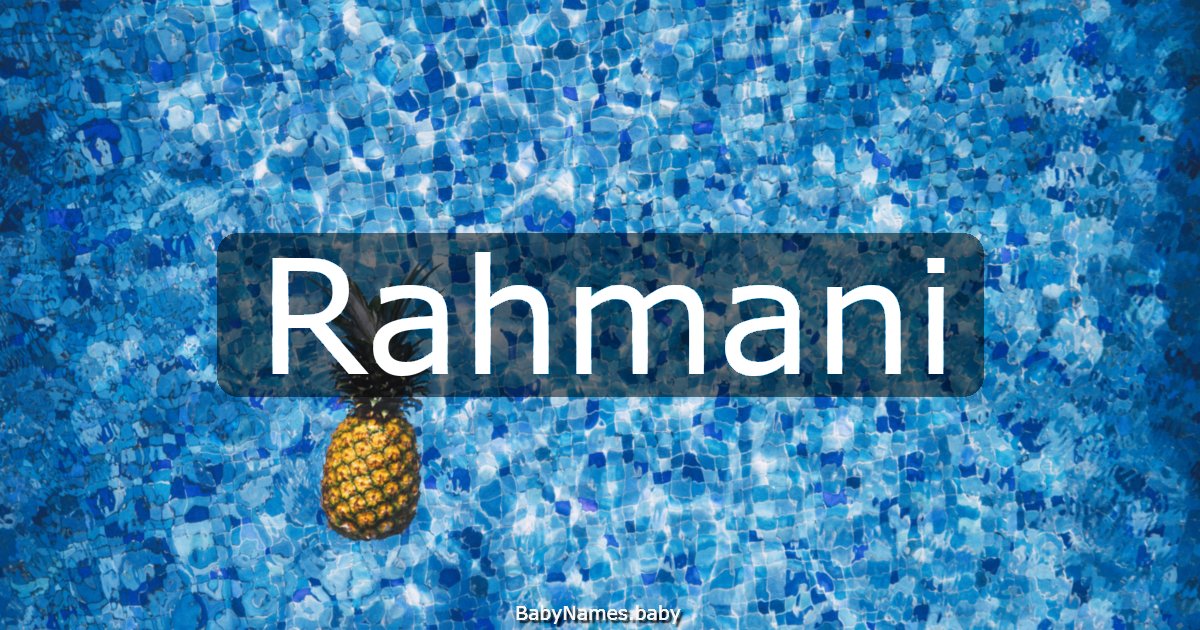 Rahmani
