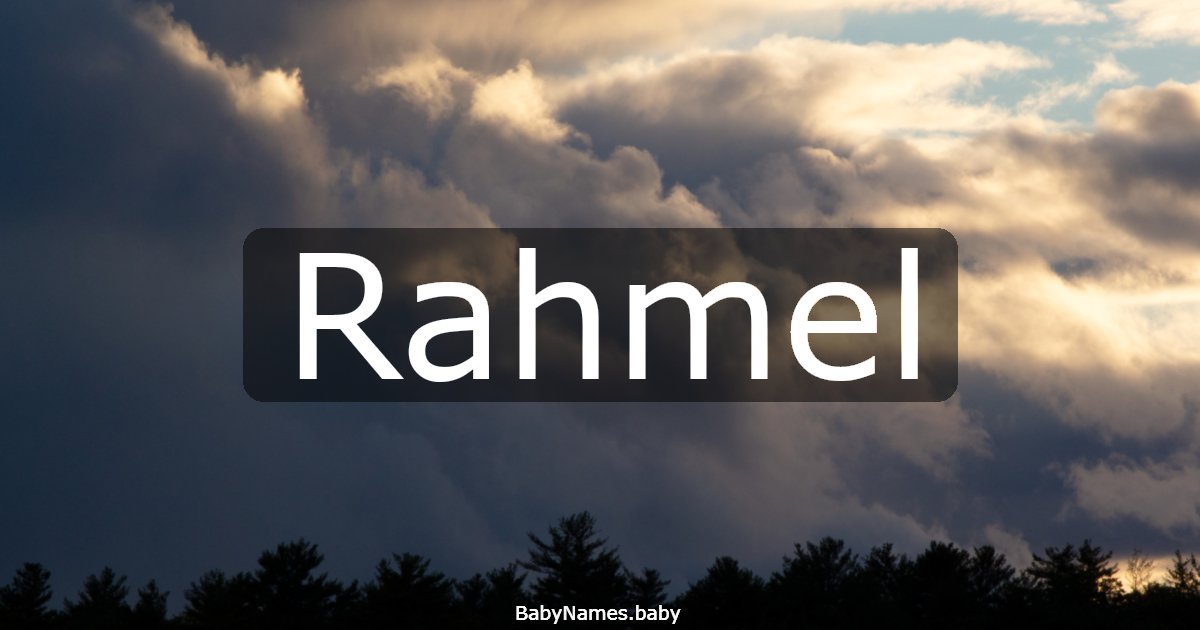 Rahmel