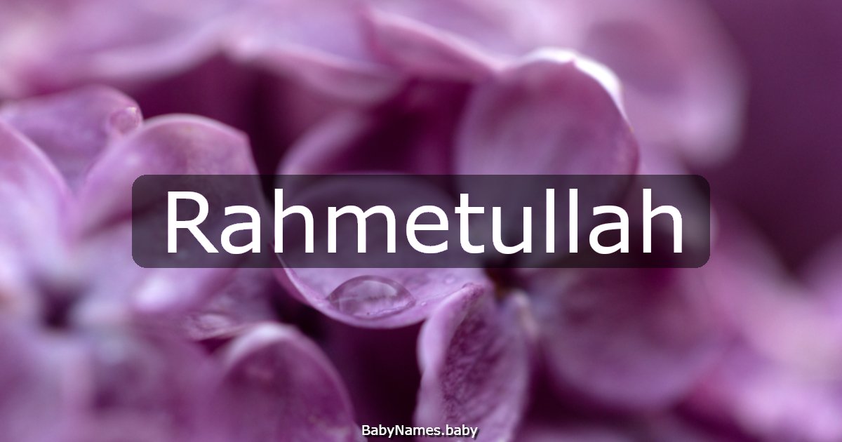 Rahmetullah