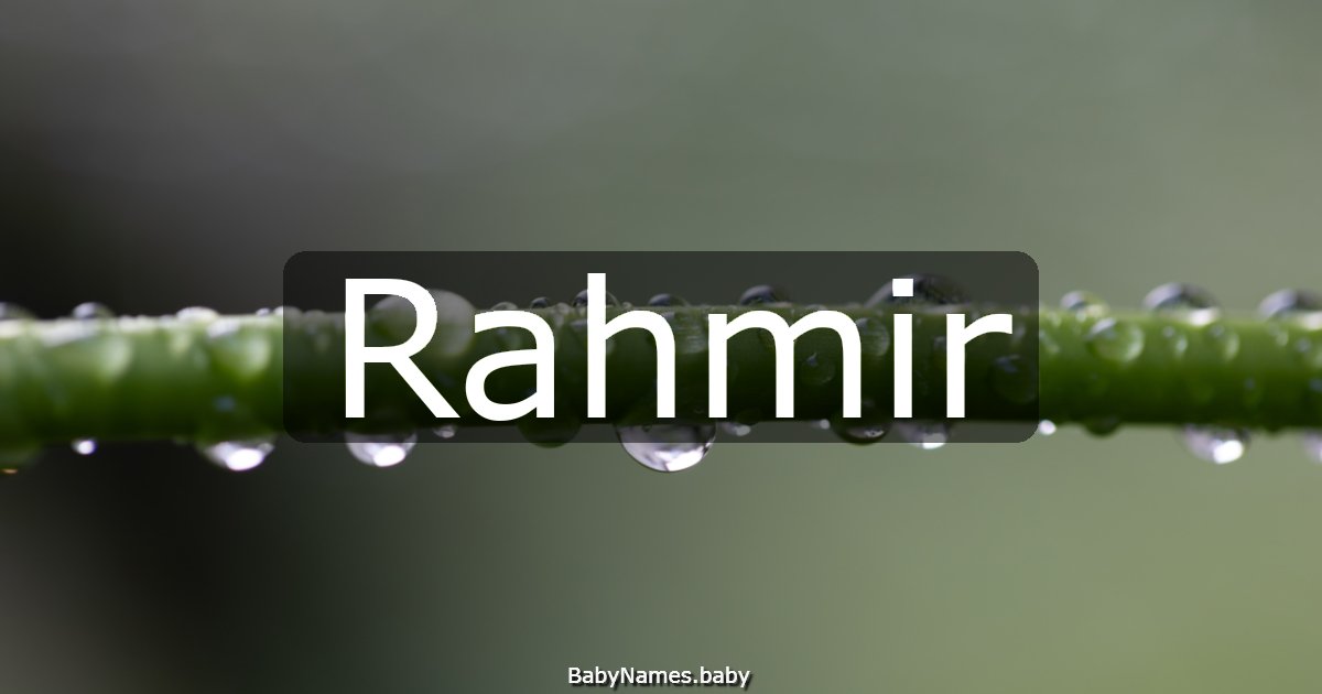 Rahmir