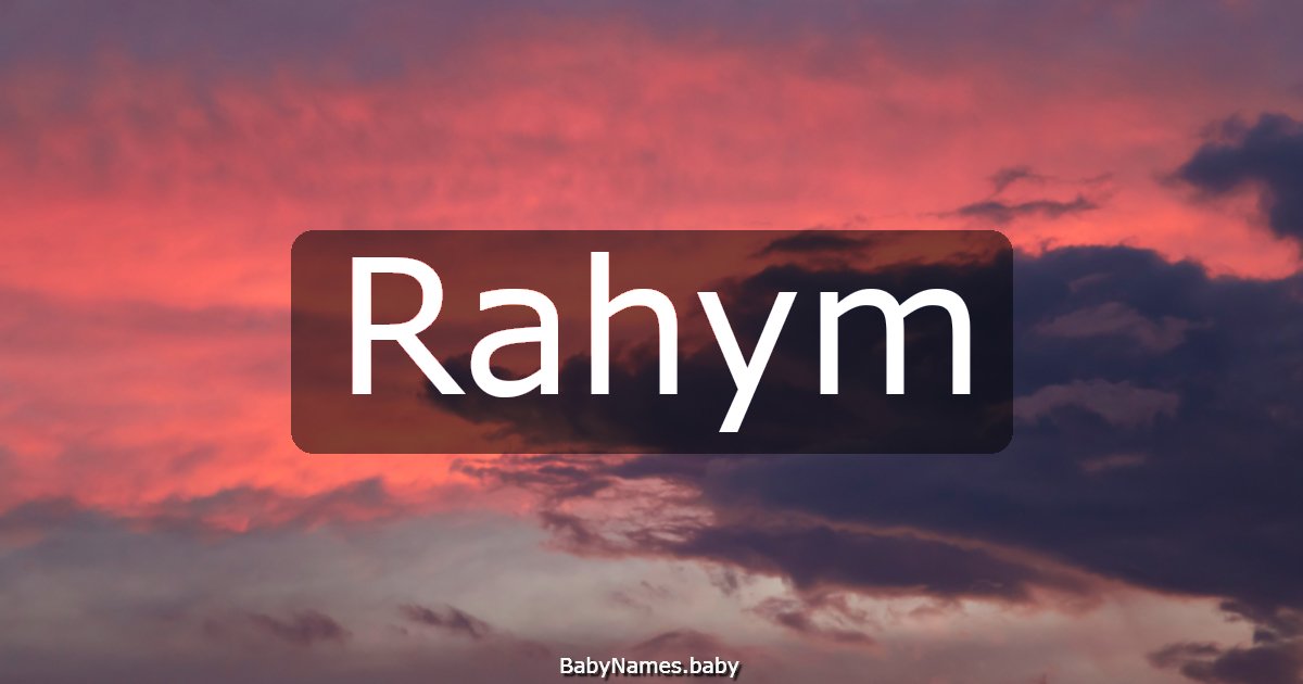 Rahym