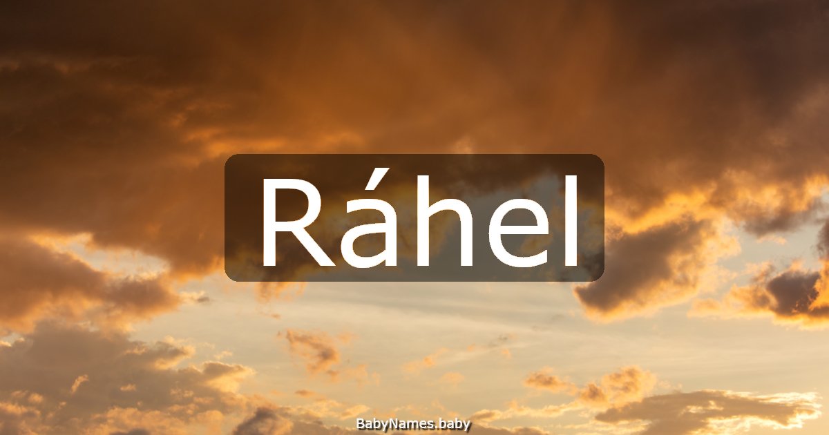 Ráhel