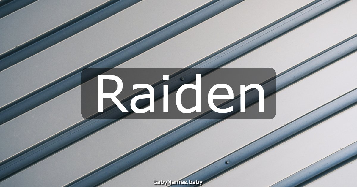 Raiden