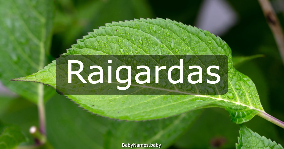 Raigardas