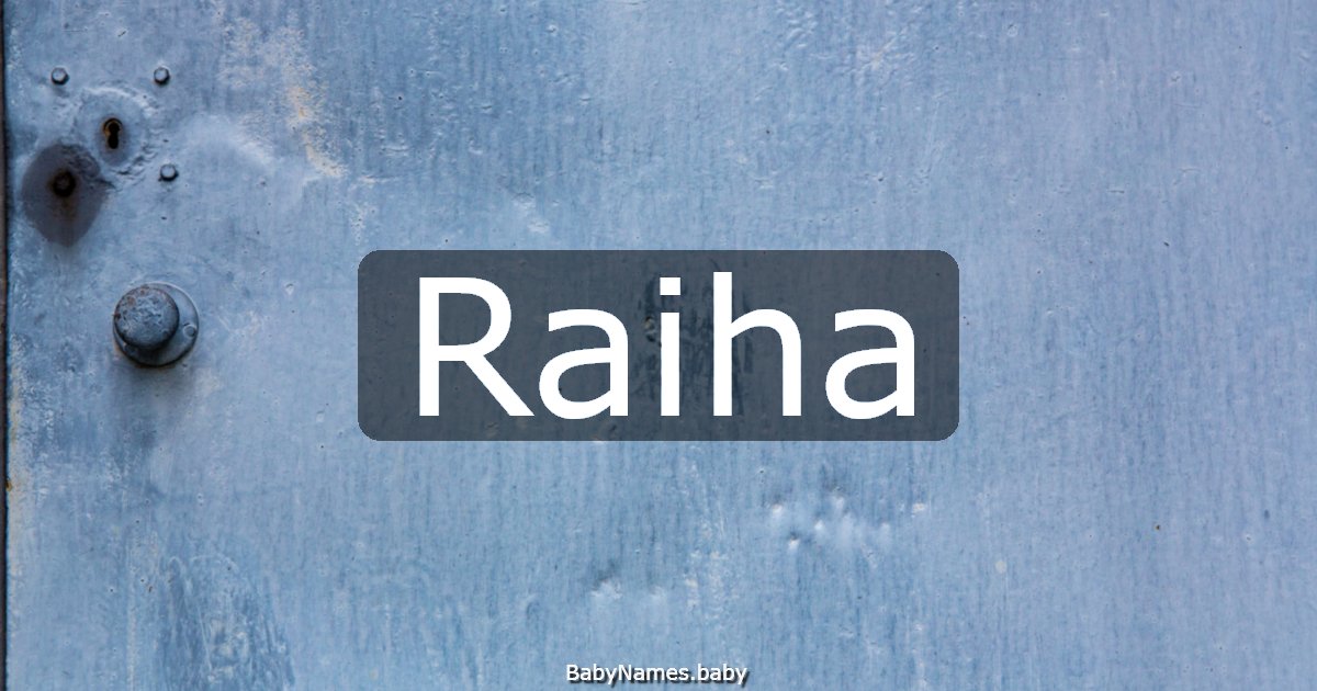 Raiha