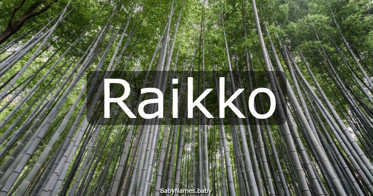 Raikko