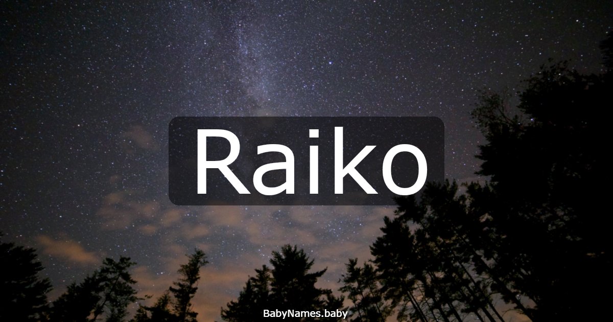 Raiko