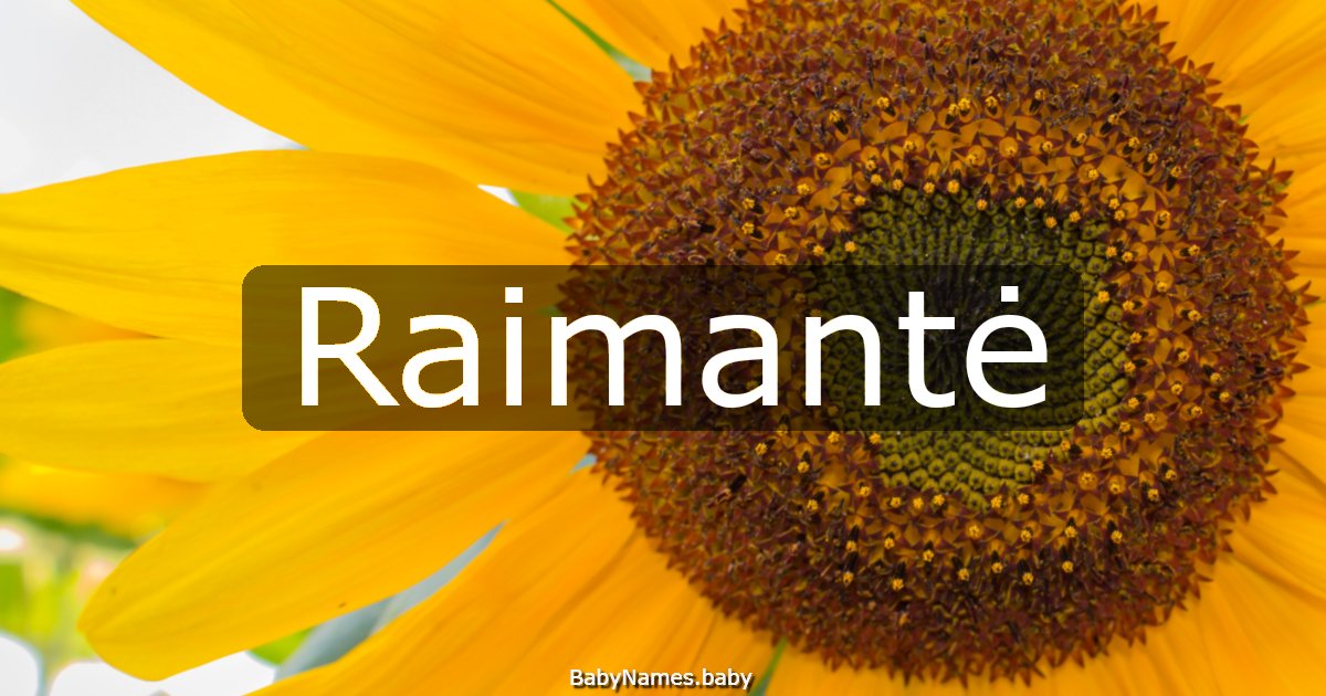 Raimantė