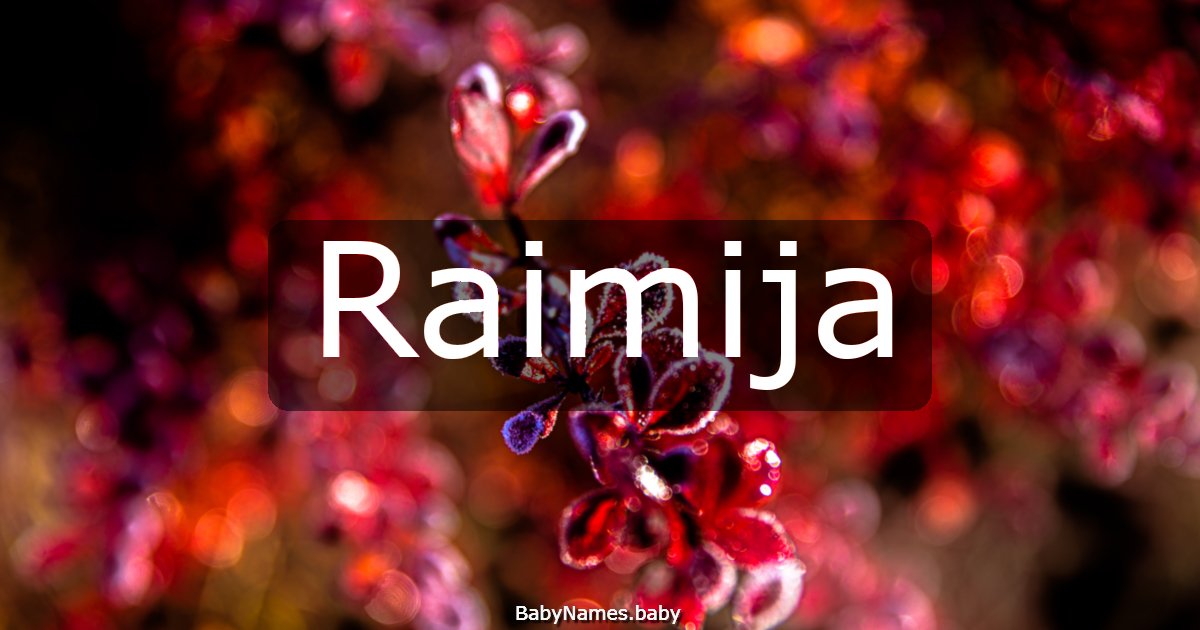 Raimija