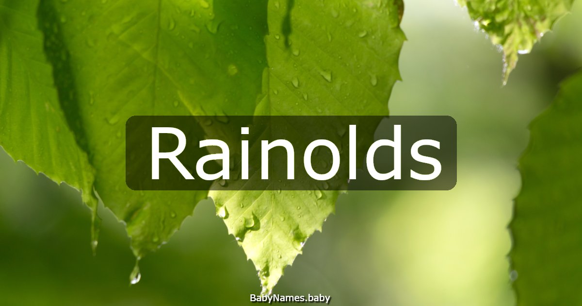 Rainolds