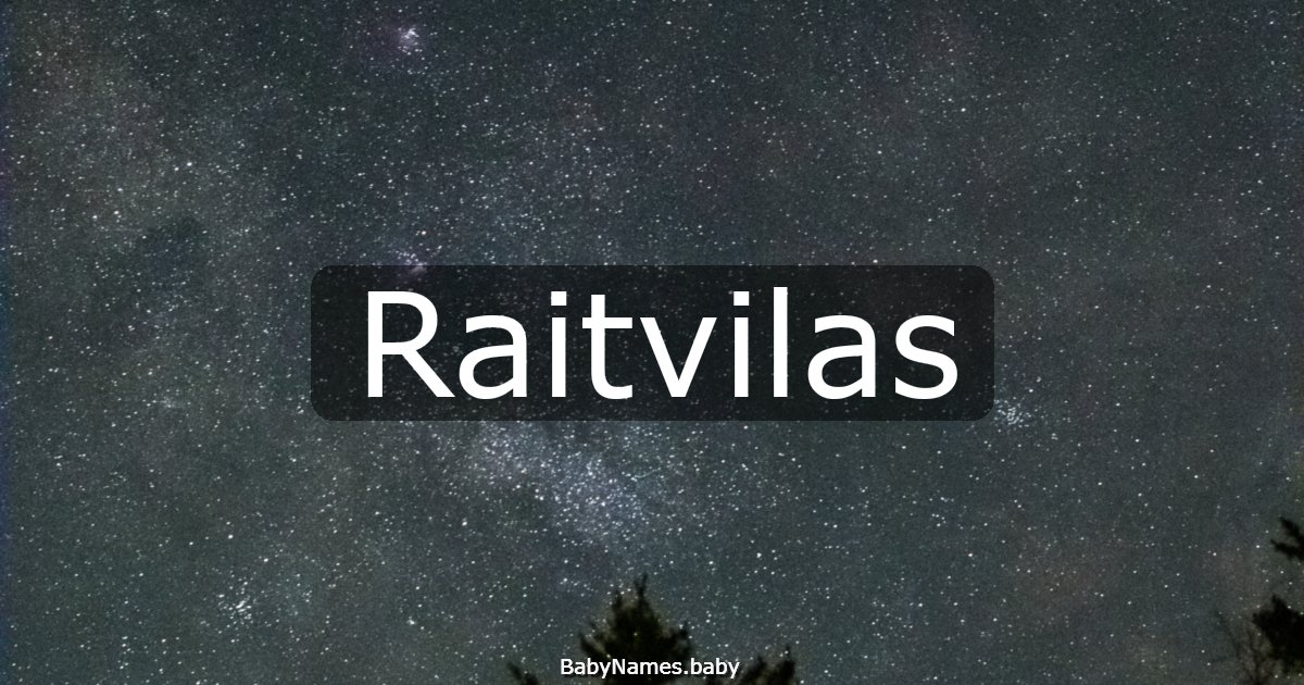 Raitvilas