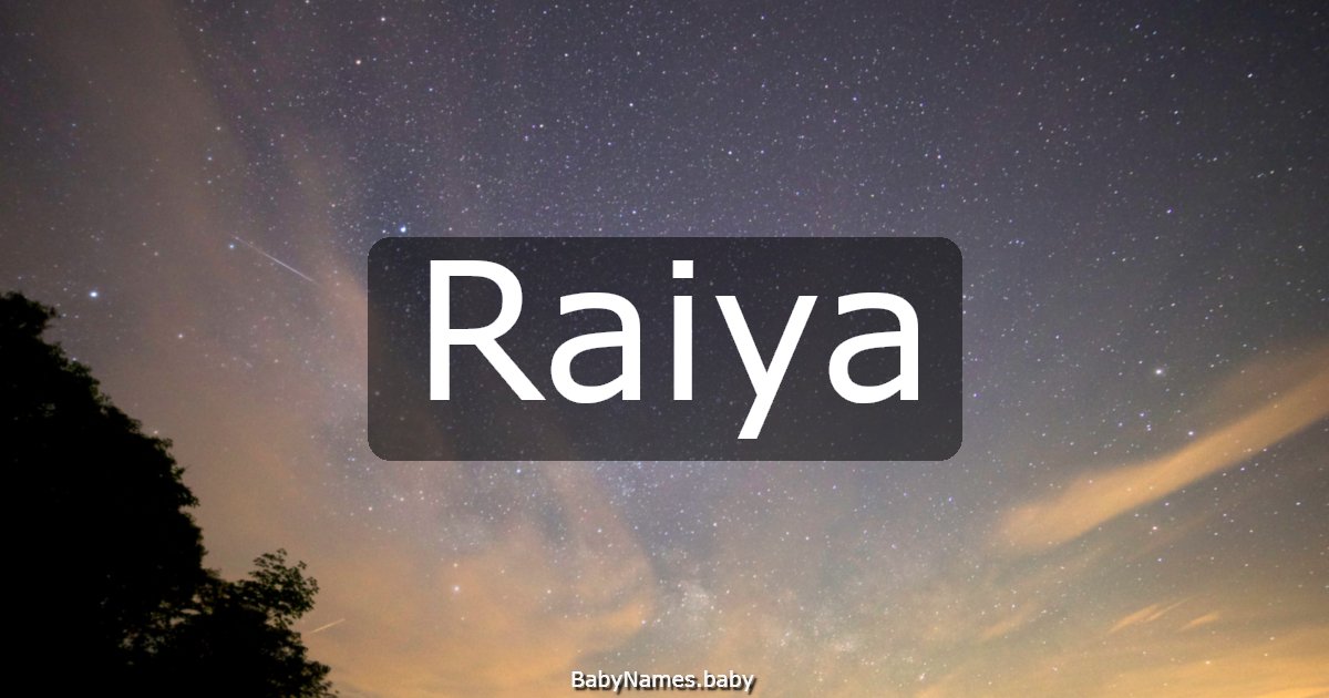 Raiya