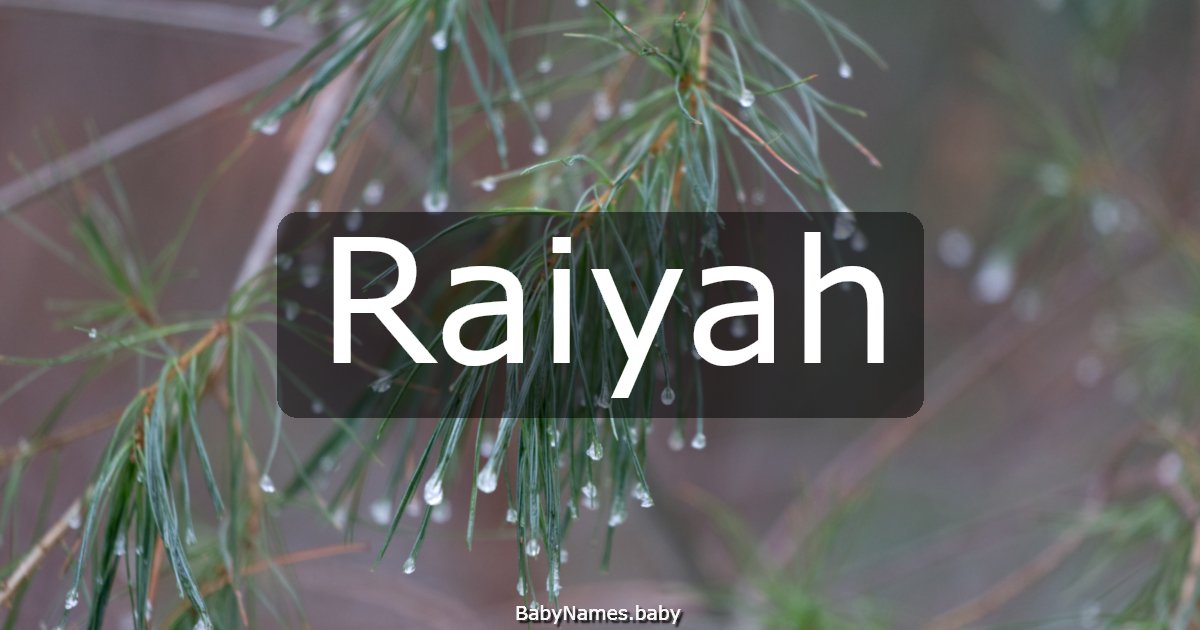 Raiyah
